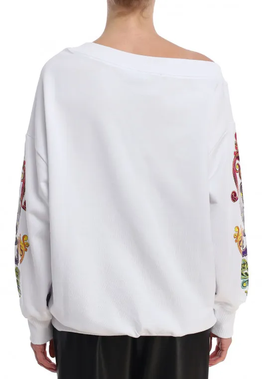 Printed Detail Hoodie