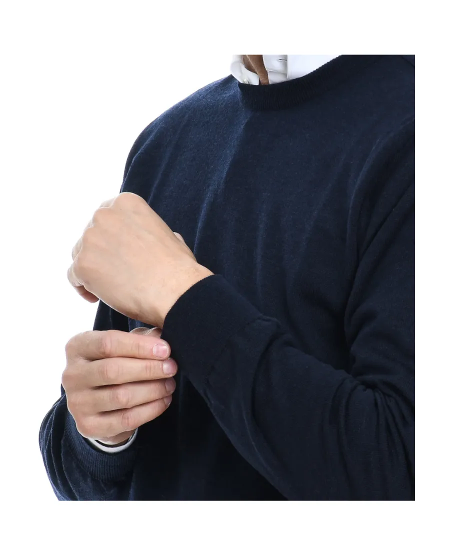 Logo-Patch Wool Jumper