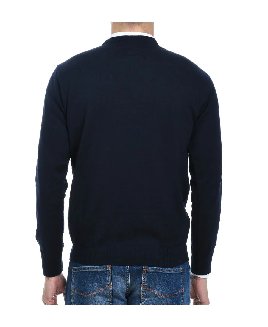 Logo-Patch Wool Jumper