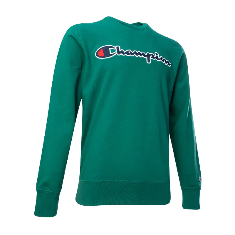 Logo Embroidered Round Neck Sweater