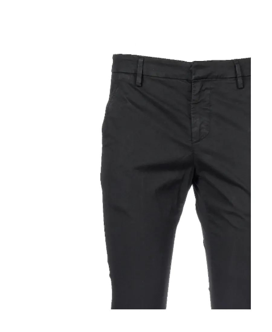 Dondup Mid-Rise Straight Leg Trousers