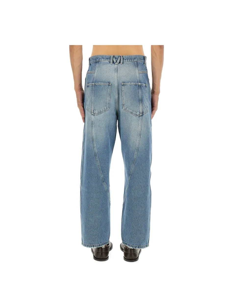 Moschino Panelled Distressed Jeans
