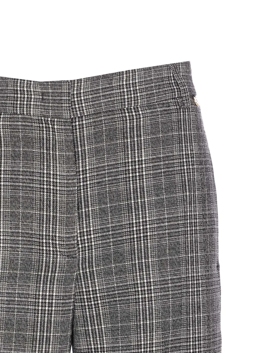 Liu Jo Glen Plaid Trousers