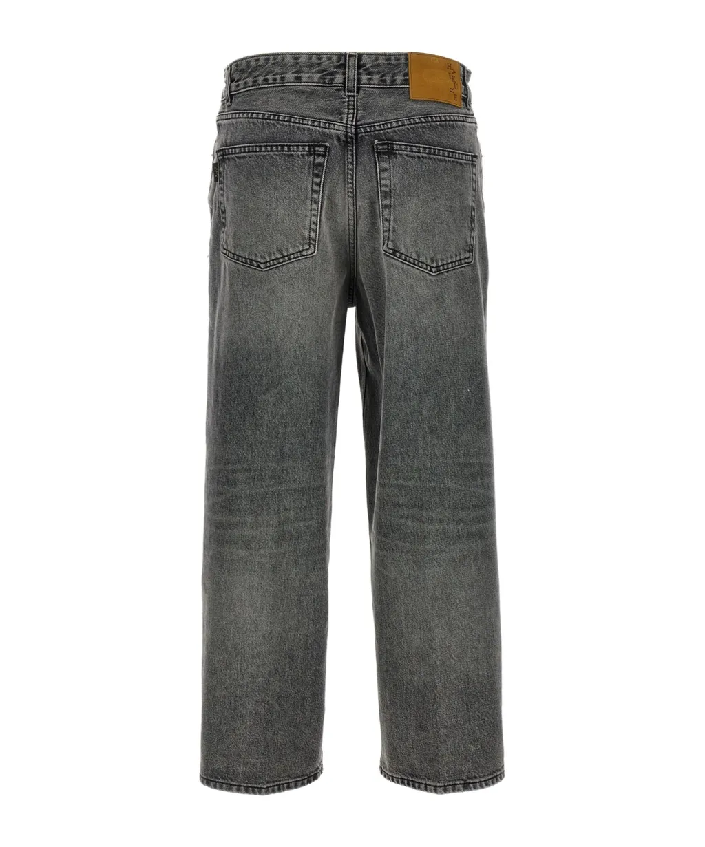 High Waist Denim Trousers
