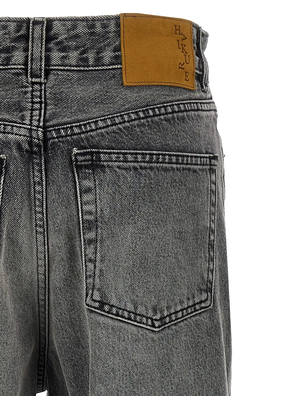 High Waist Denim Trousers