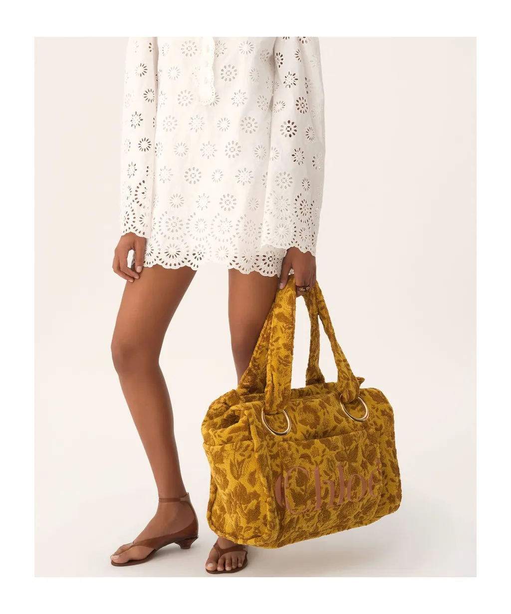 Chloé Large Terry Plage Tote Bag