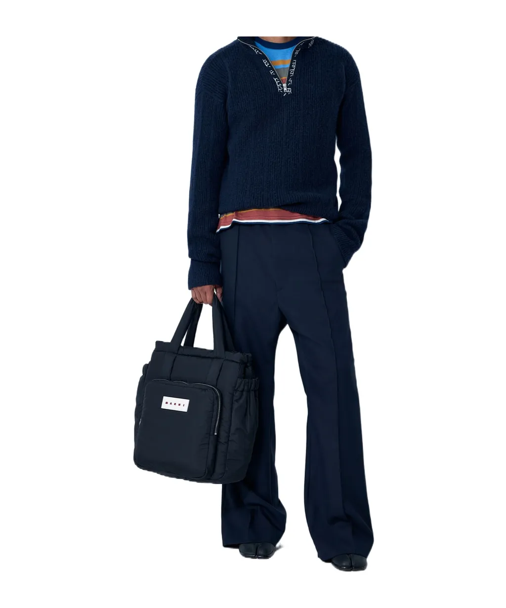 Marni Zipped Neck Jumper