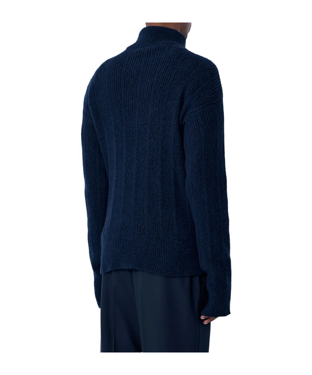 Marni Zipped Neck Jumper