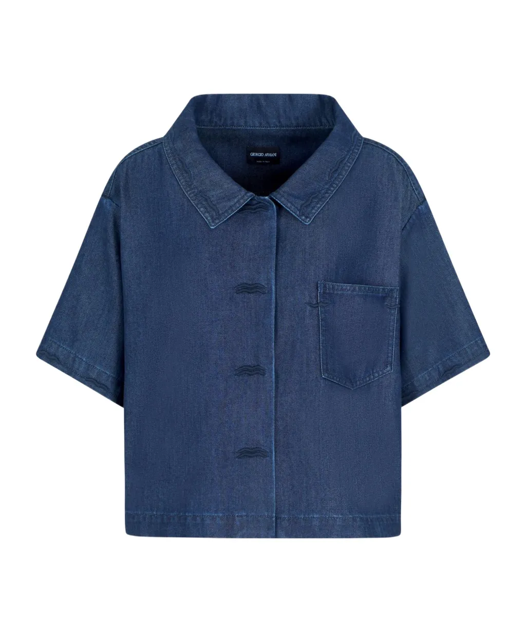 Lyocell Short-Sleeved Shirt