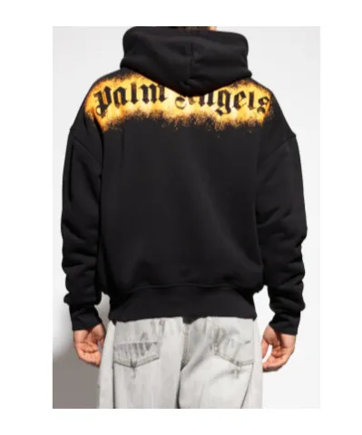 Spray-Effect Hoodie