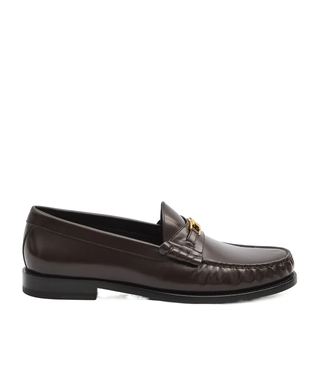 Celine Luco Loafer In Polished Bullskin