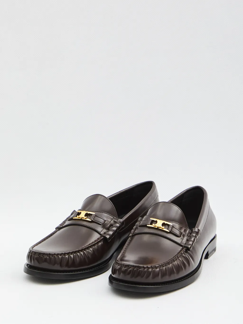 Celine Luco Loafer In Polished Bullskin