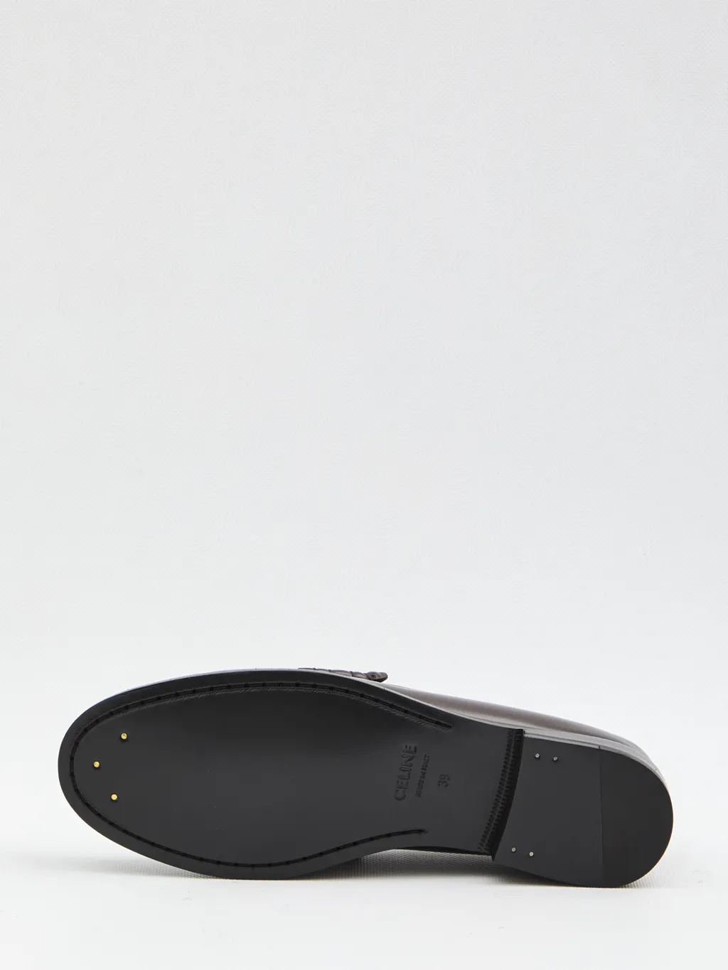 Celine Luco Loafer In Polished Bullskin