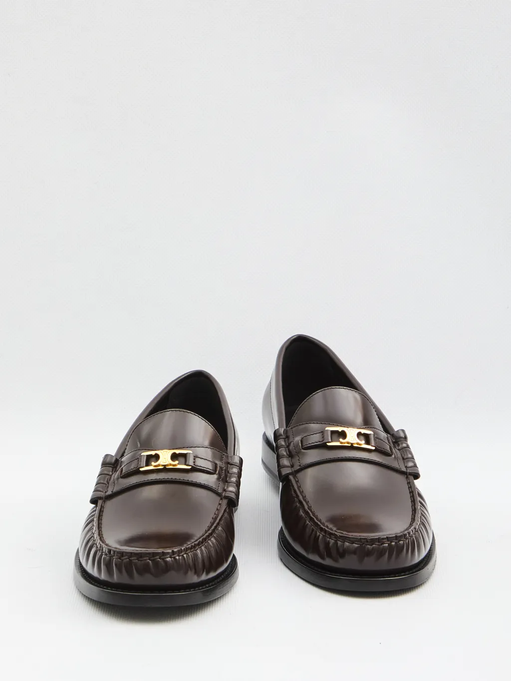 Celine Luco Loafer In Polished Bullskin