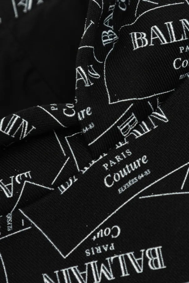 Balmain Kids Logo Printed Hoodie