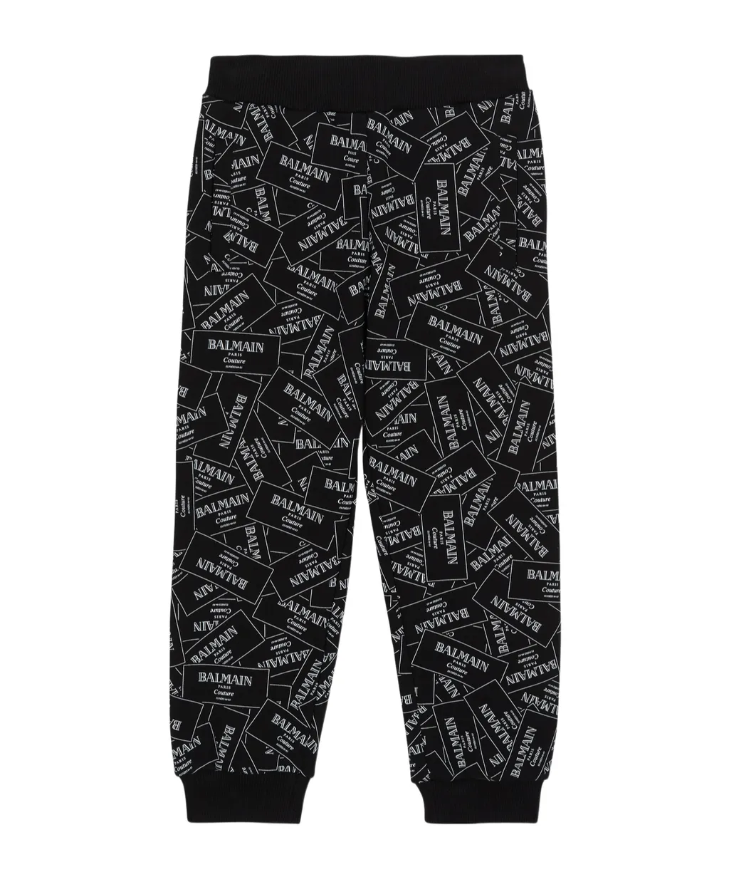 Balmain Kids Couture Track Bottoms