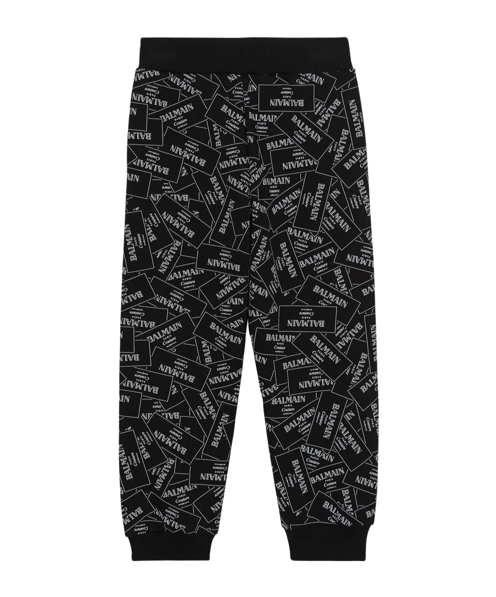 Balmain Kids Couture Track Bottoms