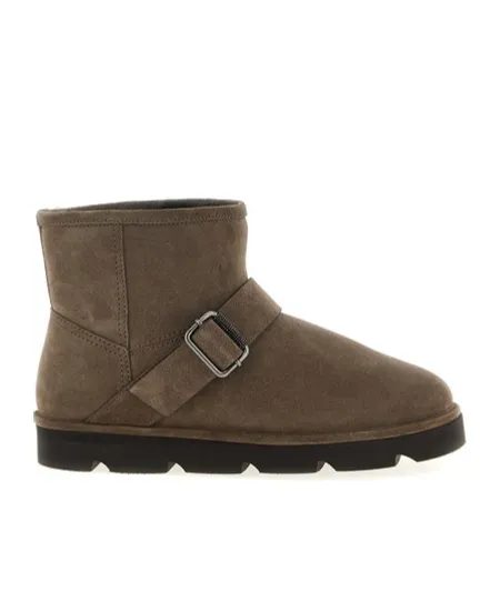 Brunello Cucinelli Monile Detailed Buckle Strap Ankle Boots