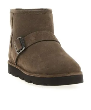 Brunello Cucinelli Monile Detailed Buckle Strap Ankle Boots