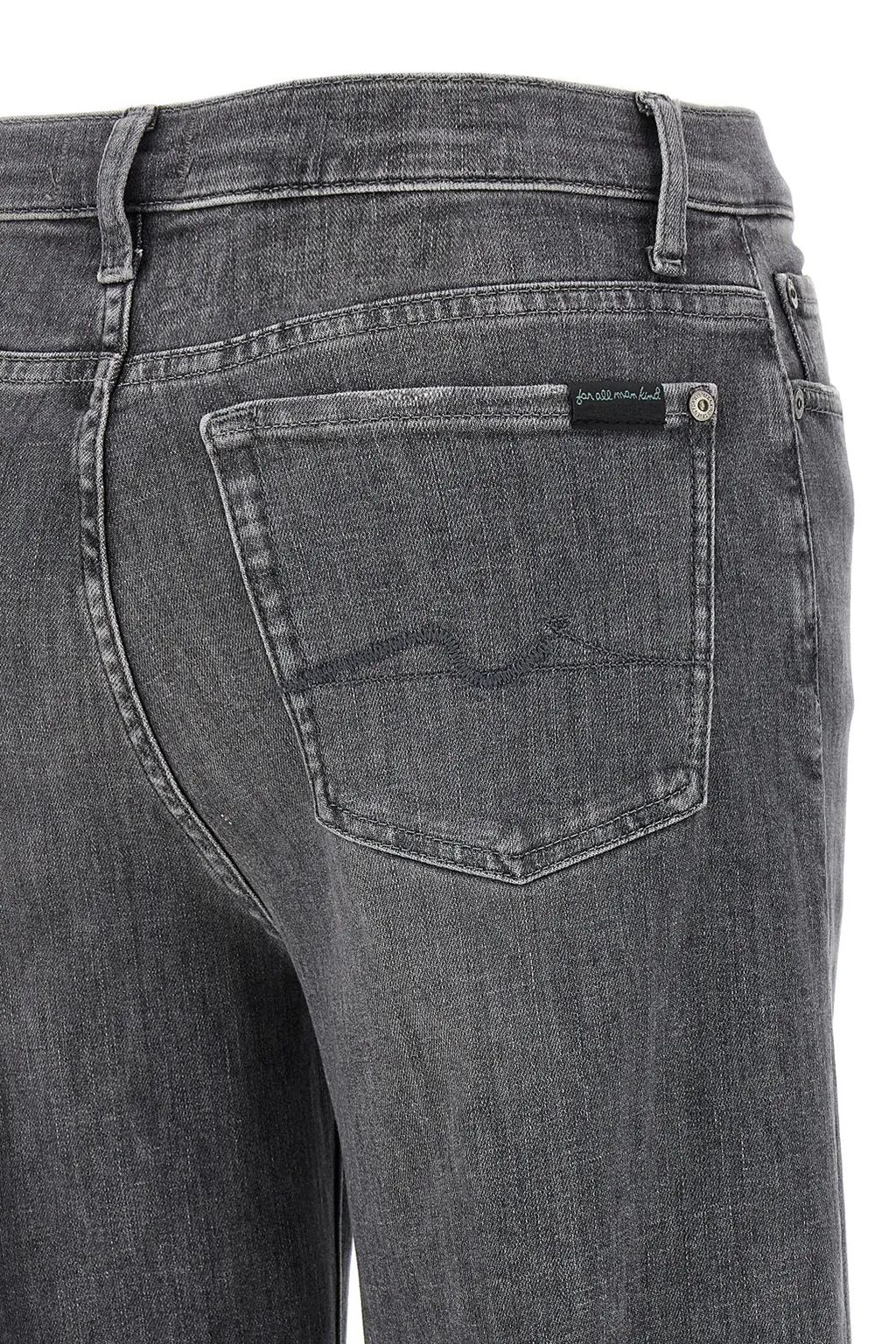7 For All Mankind Mid-Rise Flared Jeans