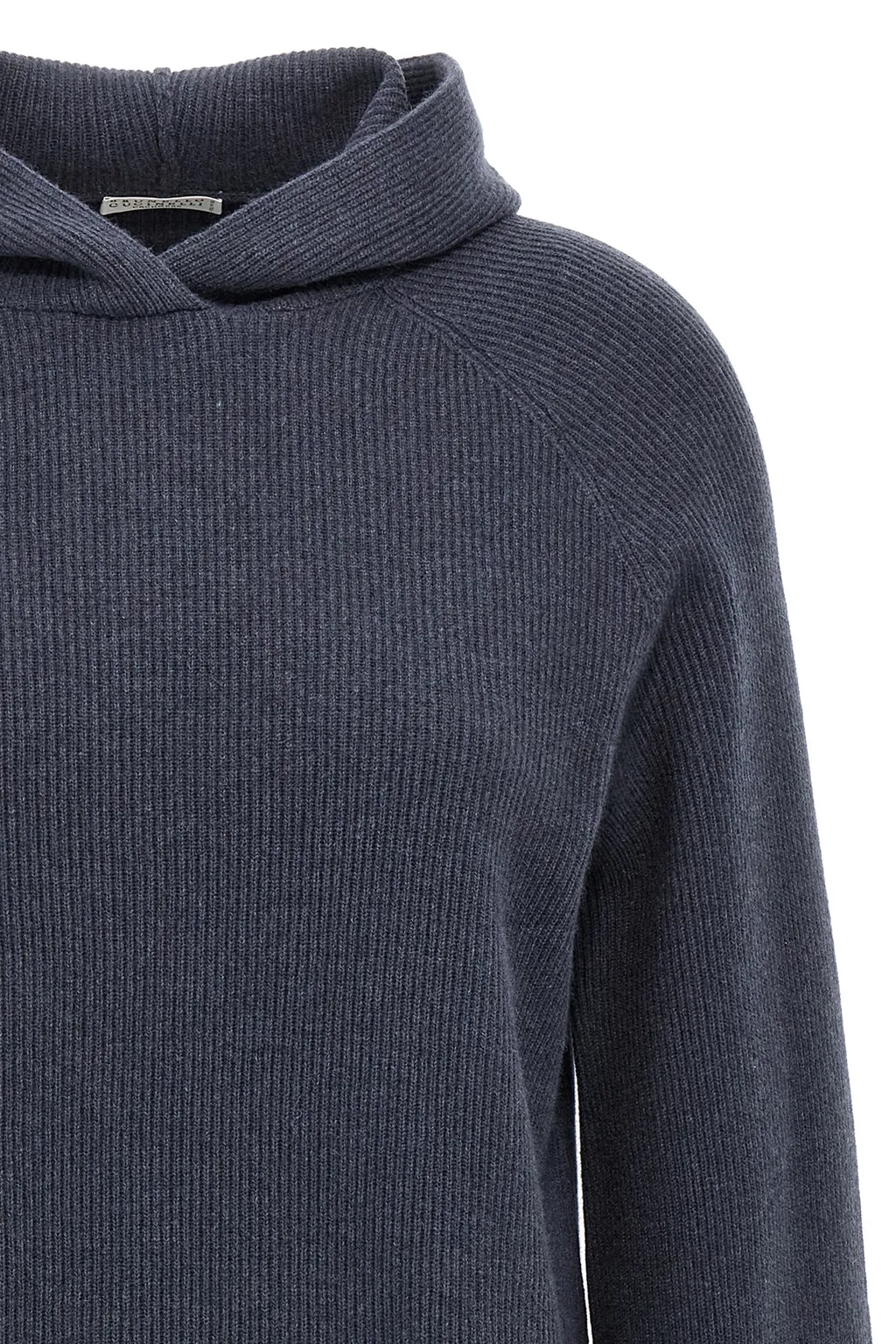 Brunello Cucinelli Monile Detailed Knit Hoodie