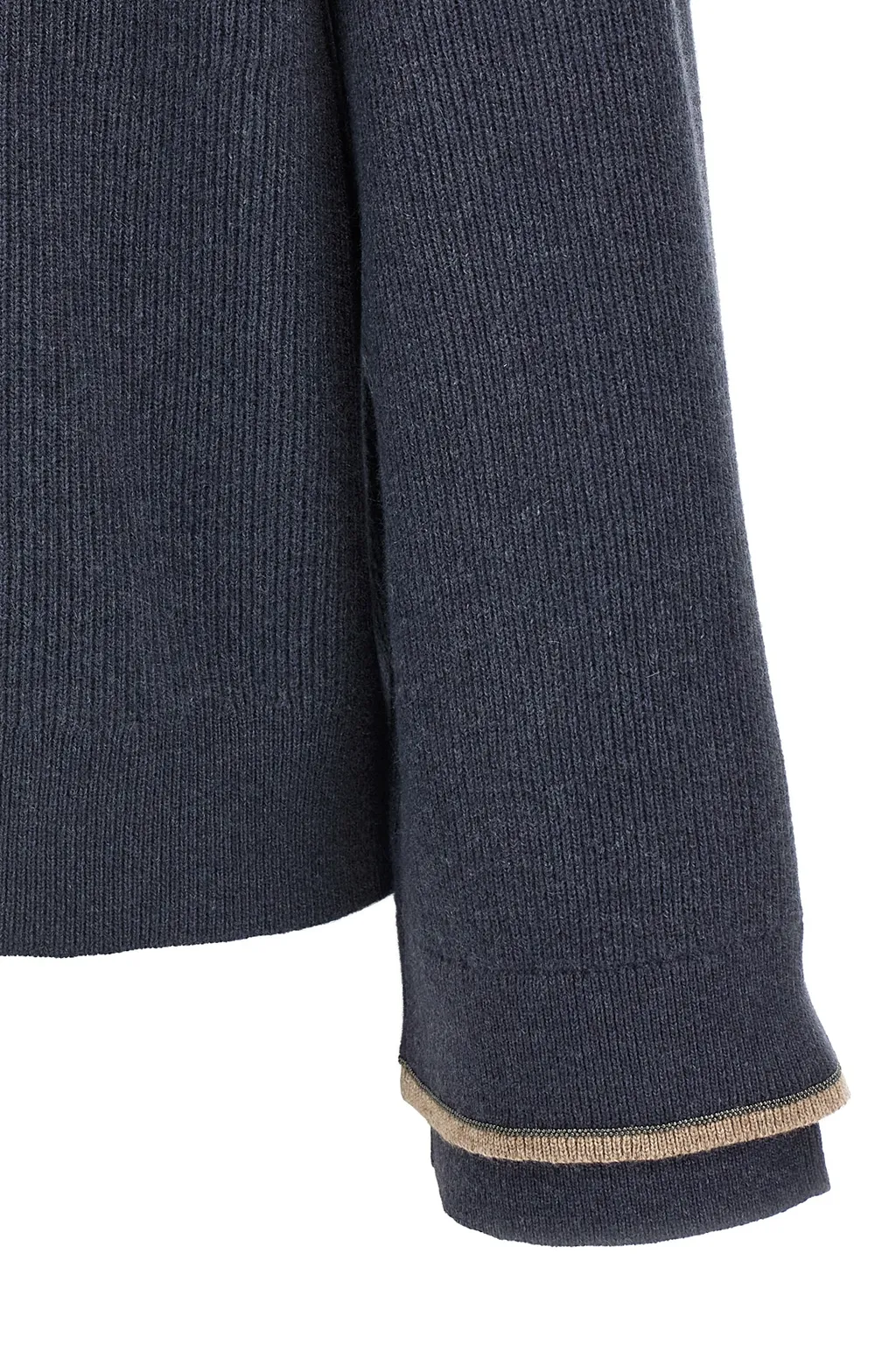 Brunello Cucinelli Monile Detailed Knit Hoodie