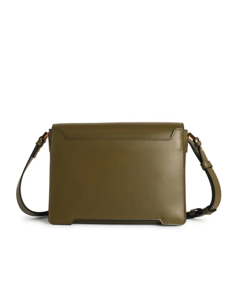 Marni Trunkaroo Foldover Top Medium Shoulder Bag