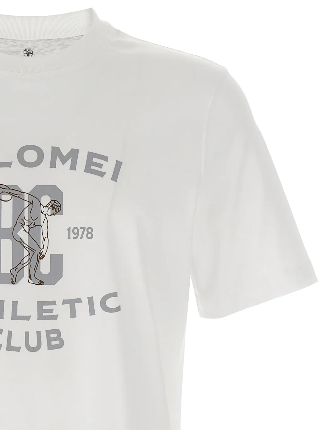 Brunello Cucinelli Graphic Printed Crewneck T-Shirt