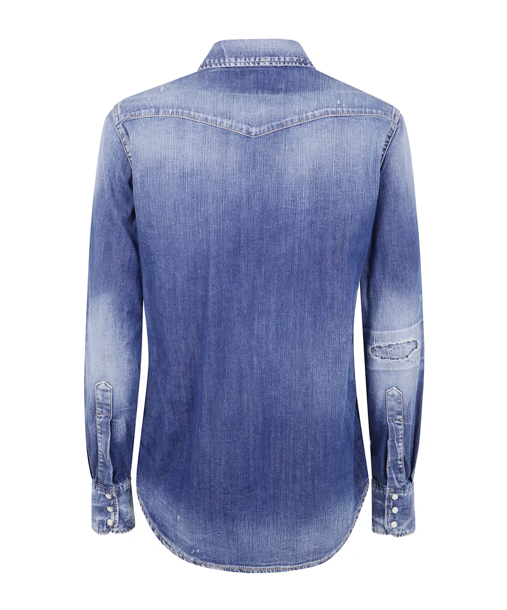 Dsquared2 Long-Sleeved Denim Shirt