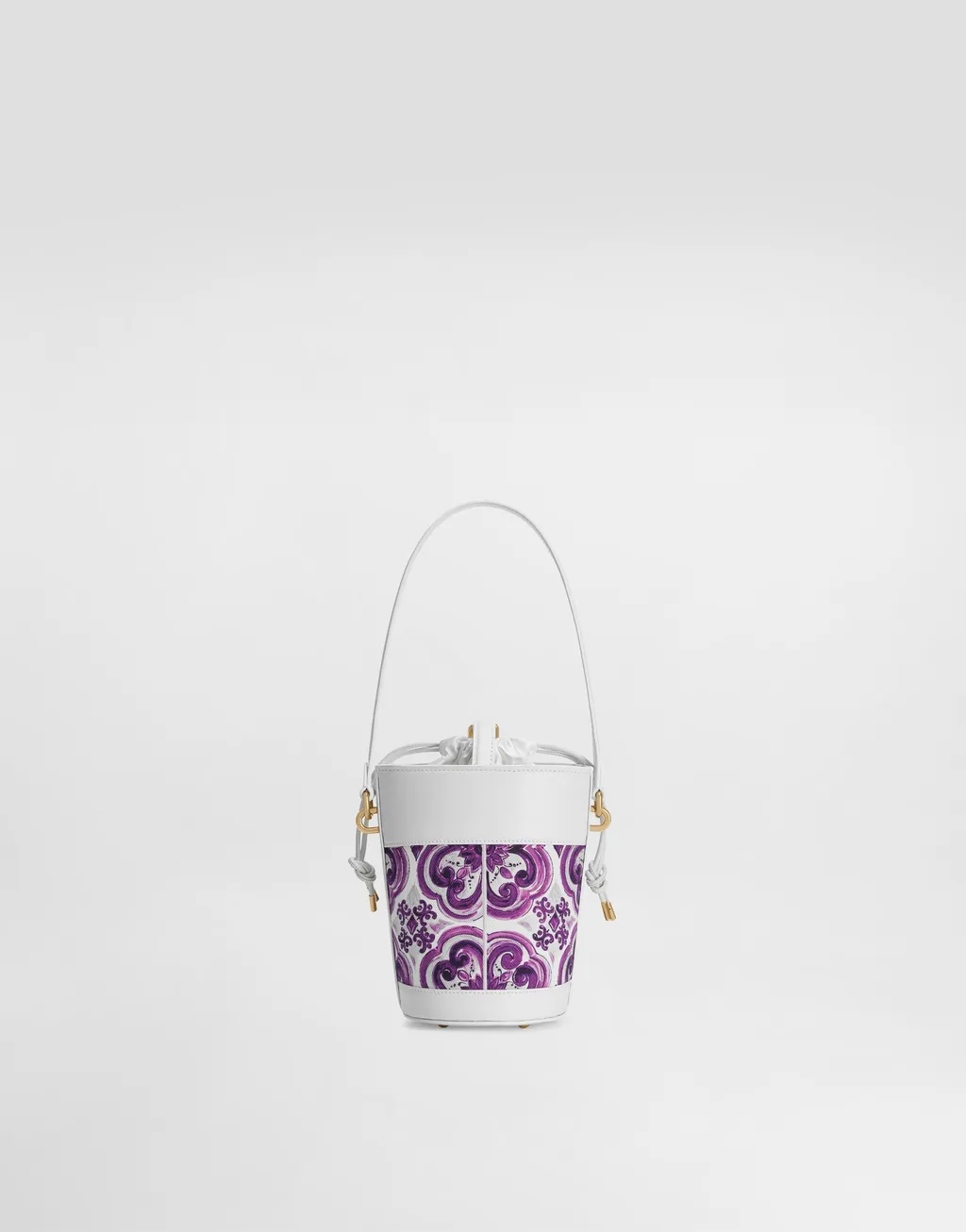 Floral-Print Bucket Bag