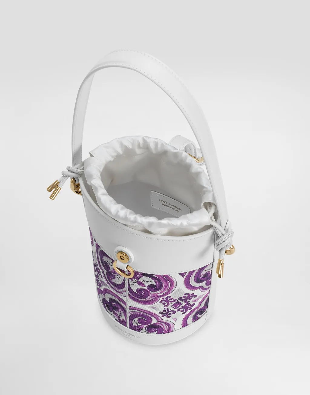Floral-Print Bucket Bag