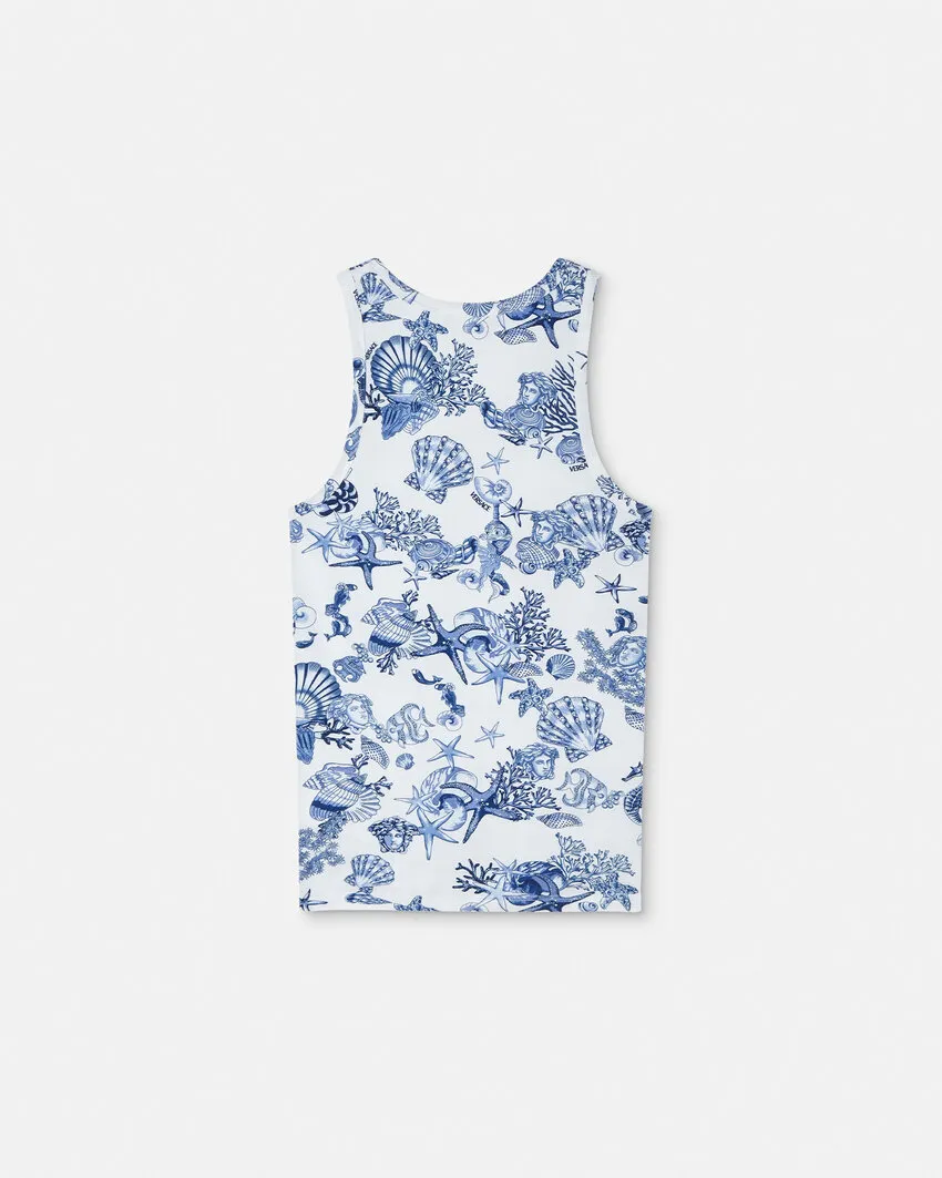 Versace Pattern-Printed Sleeveless Top
