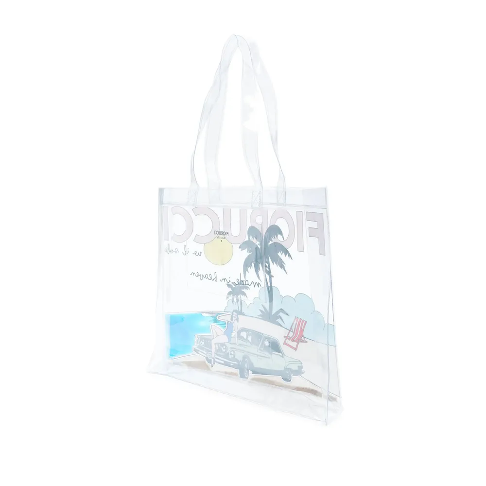 Logo Print Tote Bag