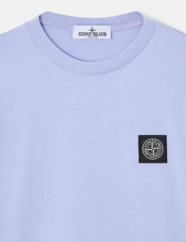 Stone Island Junior Compass Patch Short Sleeved T-Shirt