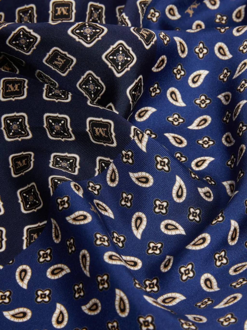 Printed Silk Oversized Scarf