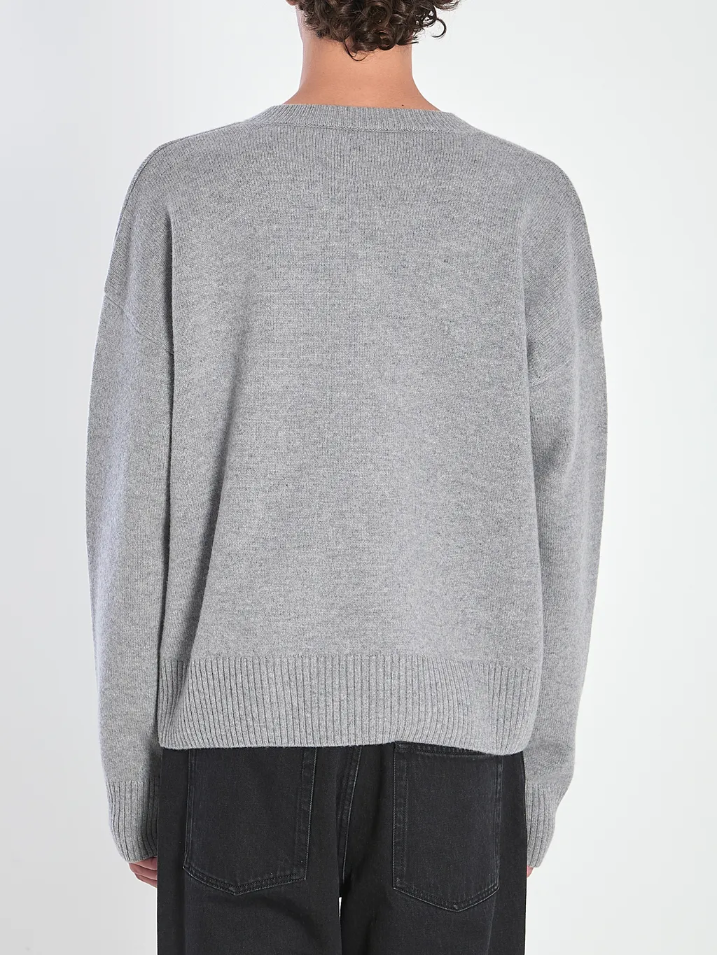 Ami Paris V-Neck Knitted Jumper