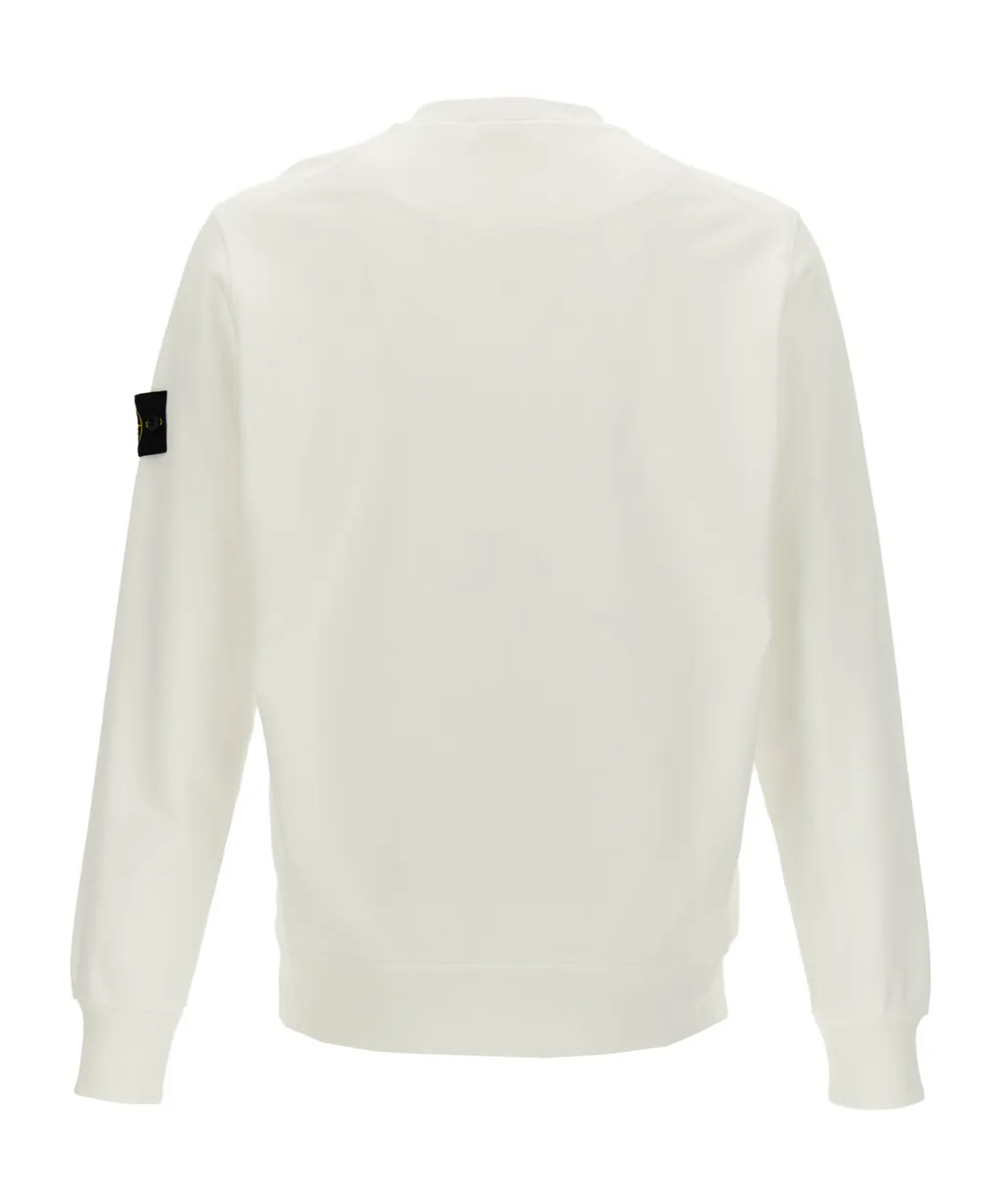 Stone Island Logo Patch Crewneck Sweatshirt