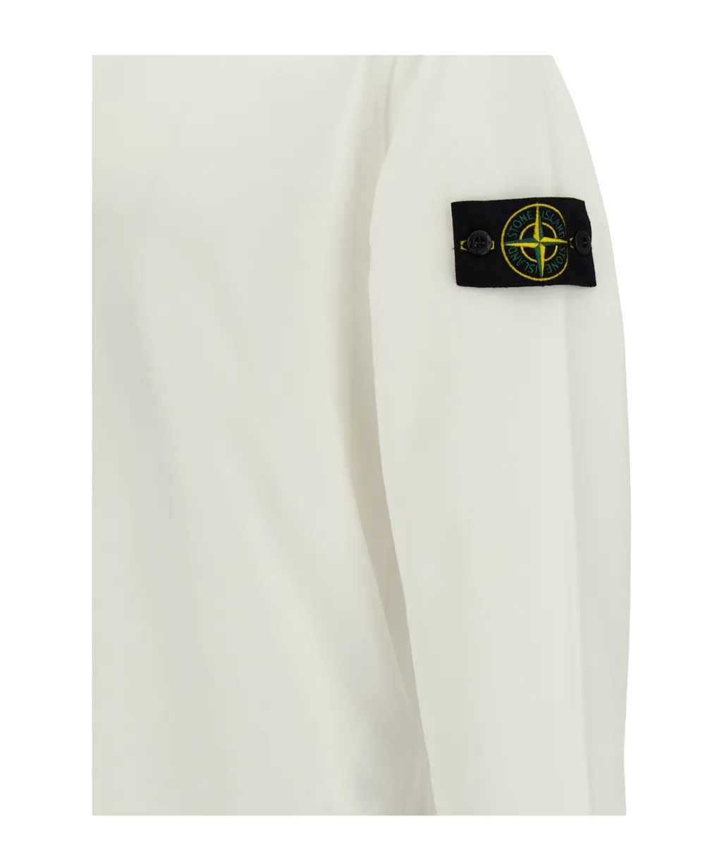 Stone Island Logo Patch Crewneck Sweatshirt