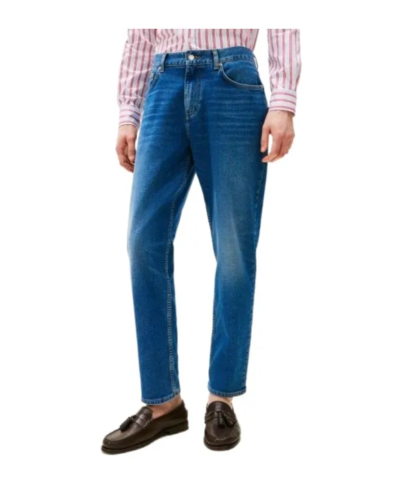 Faded Tapered Jeans