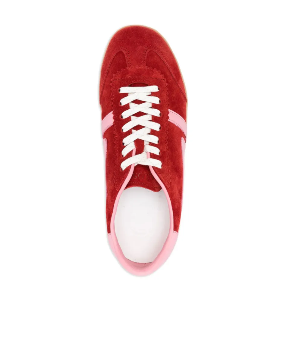 Suede Panelled Sneakers