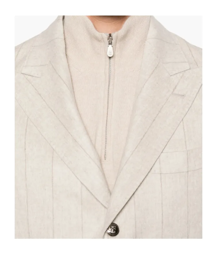 Pinstripe Blazer