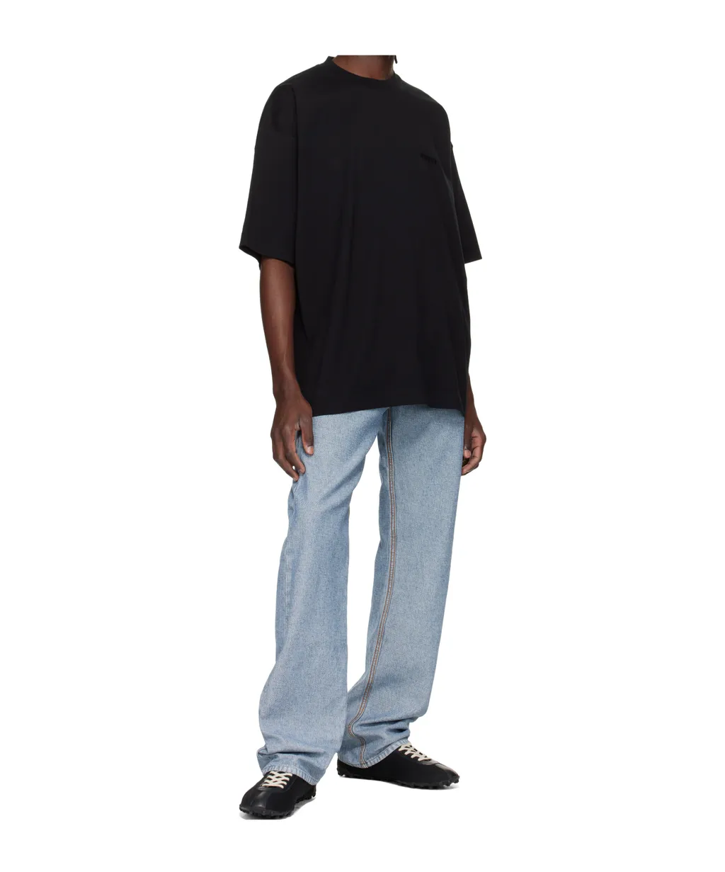 Vetements Logo Embroidered Crewneck T-Shirt