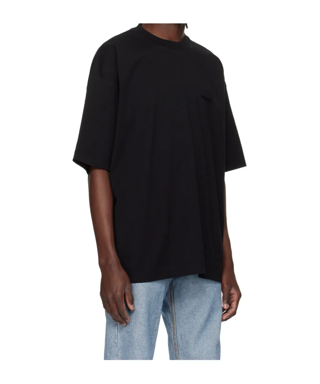 Vetements Logo Embroidered Crewneck T-Shirt