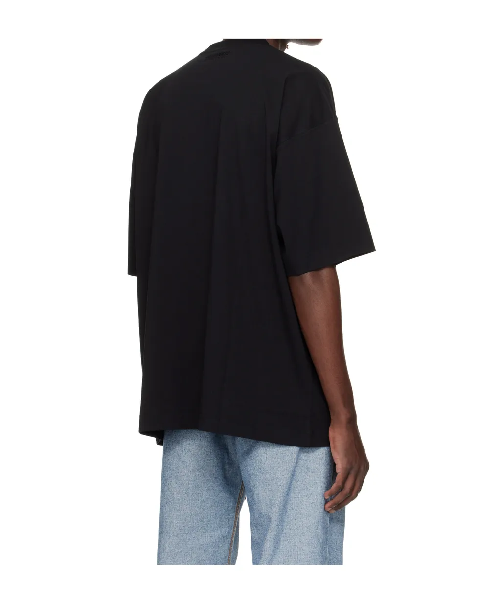 Vetements Logo Embroidered Crewneck T-Shirt