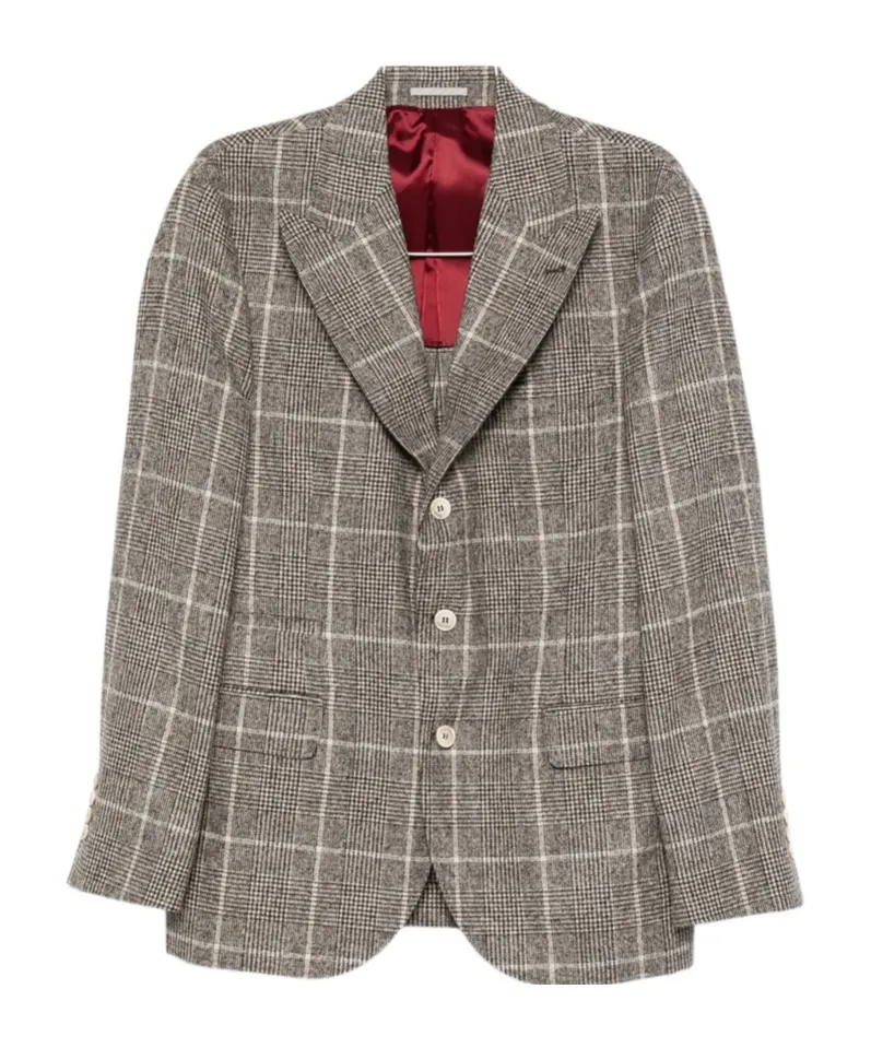Checked Blazer