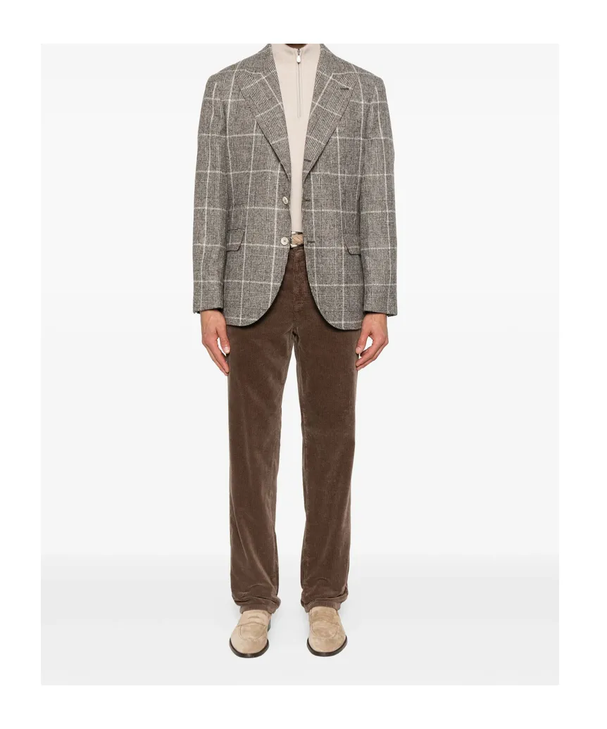 Checked Blazer
