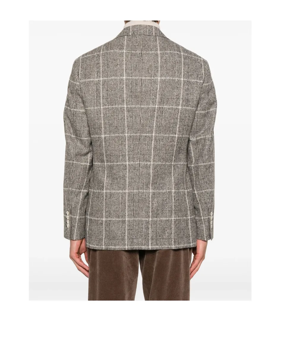 Checked Blazer
