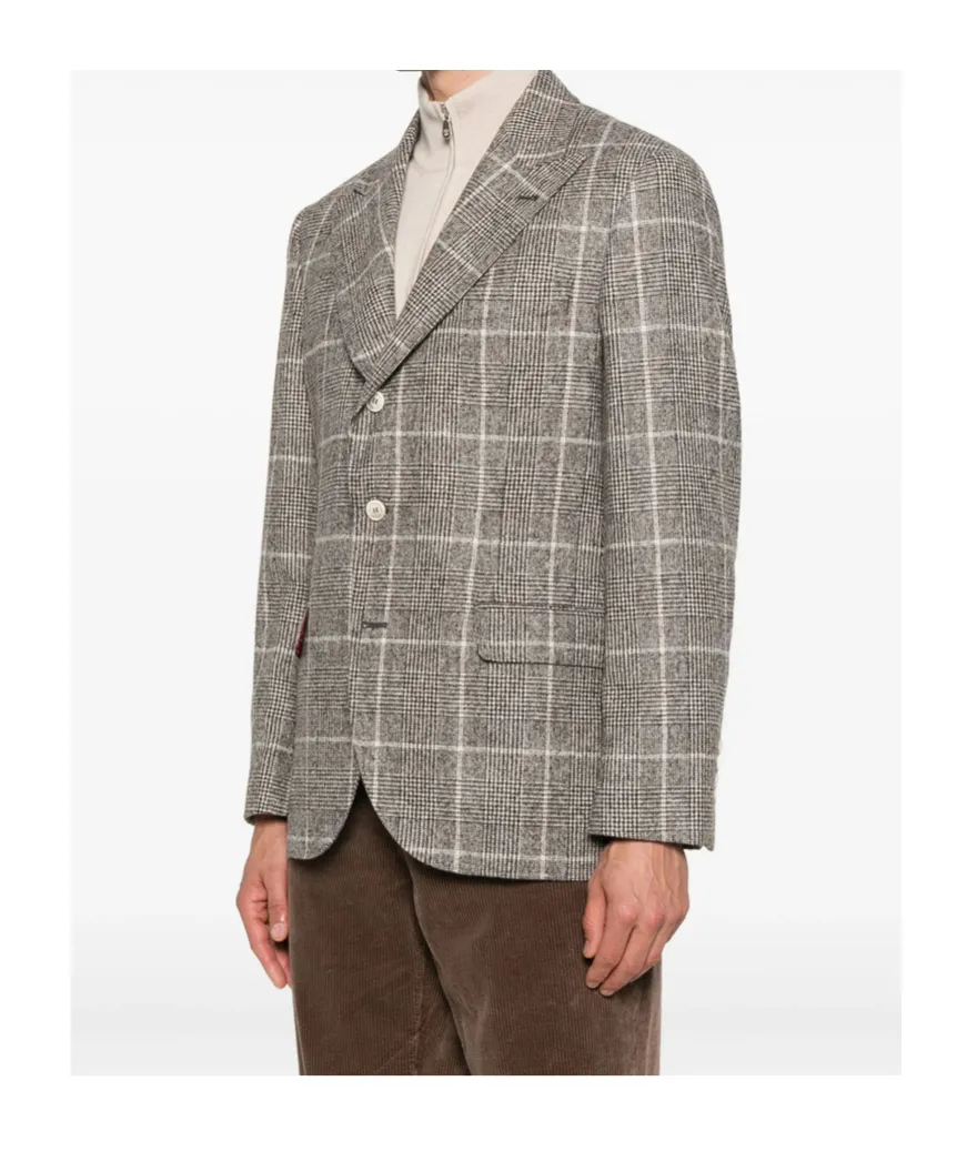 Checked Blazer