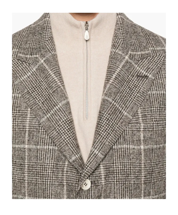 Checked Blazer