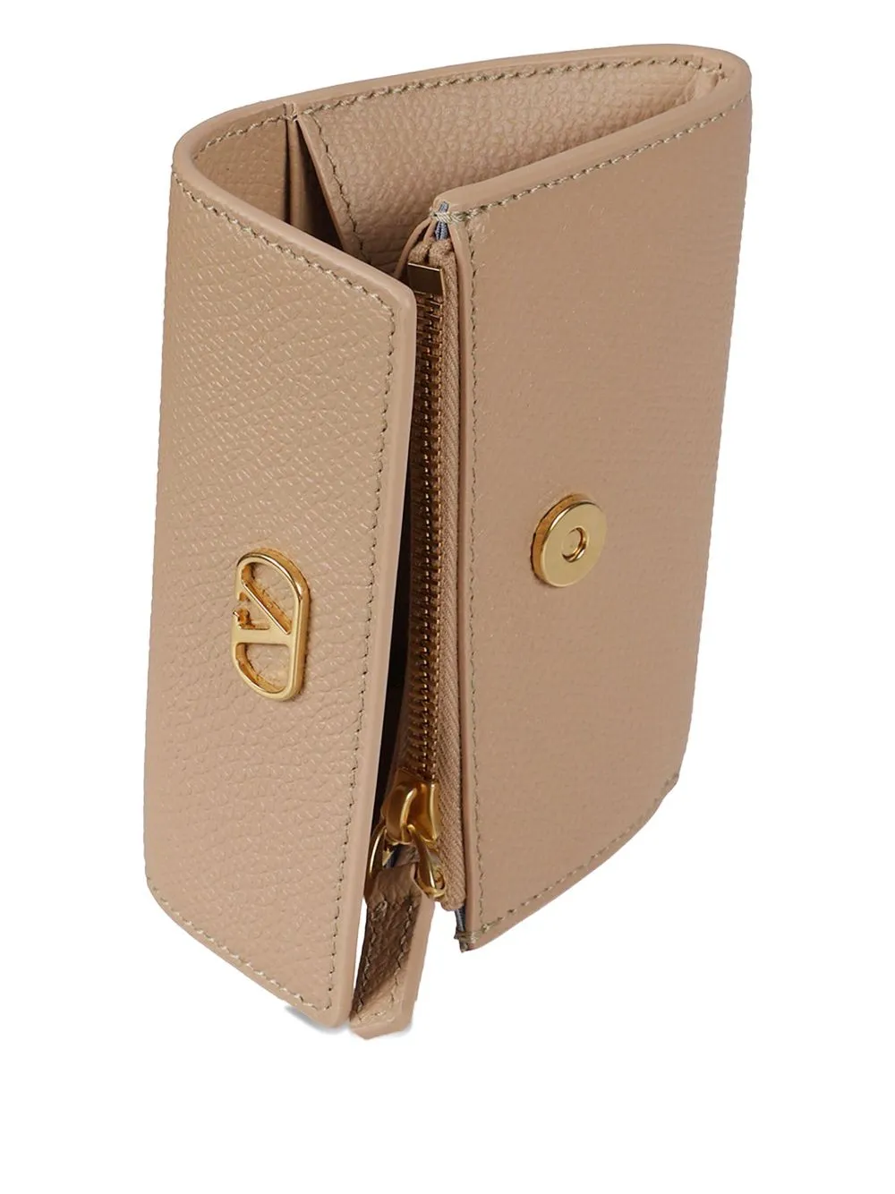 Valentino Vlogo Signature Foldover Top Wallet